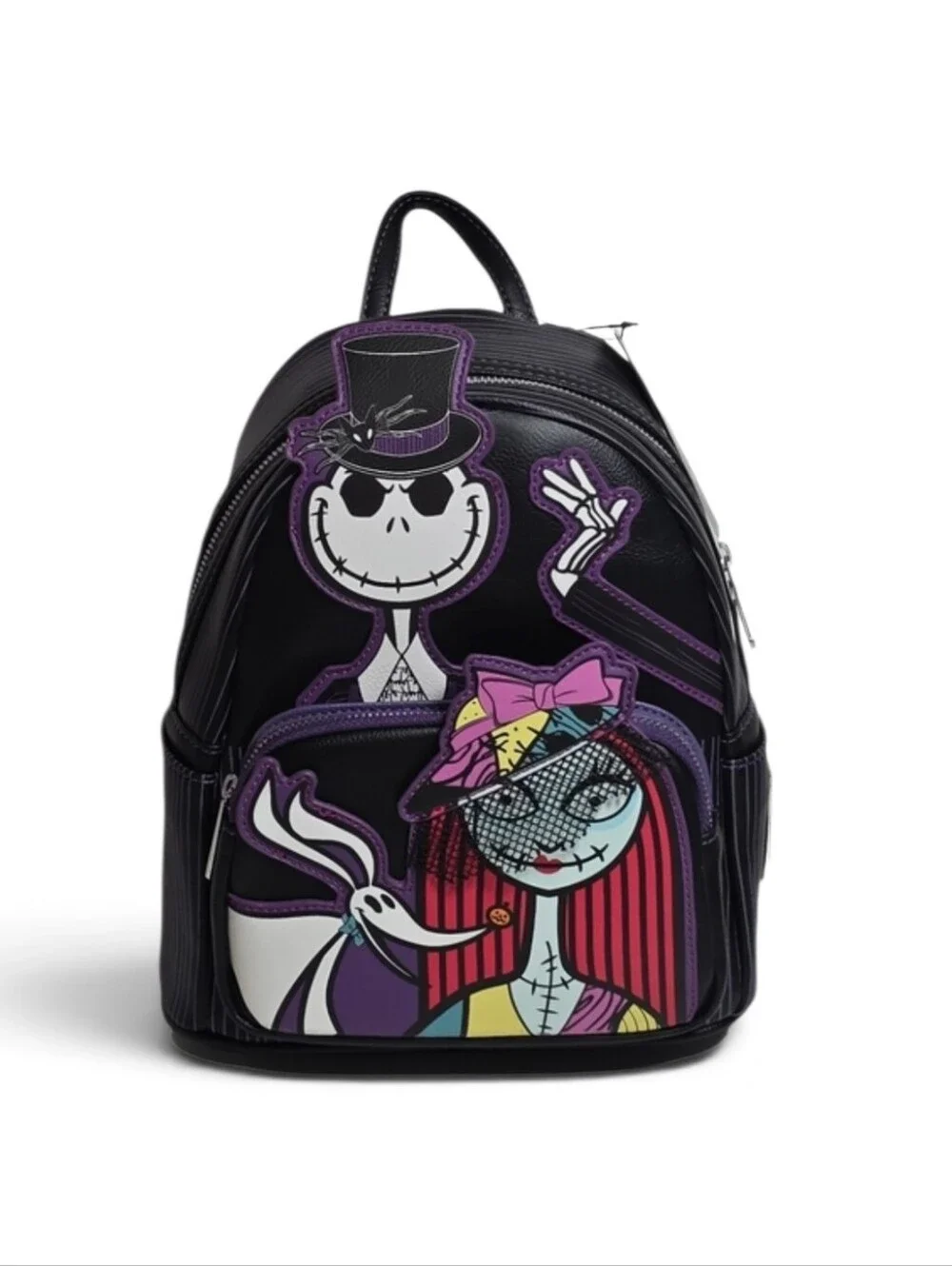 Loungefly Nightmare Before Christmas Jack Sally Dapper Mini Backpack NWT